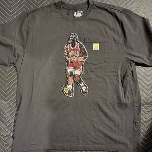 Michael Jordan x Carhartt Black Loose Fit T-Shirt 2XL by Inwayoveryourhead